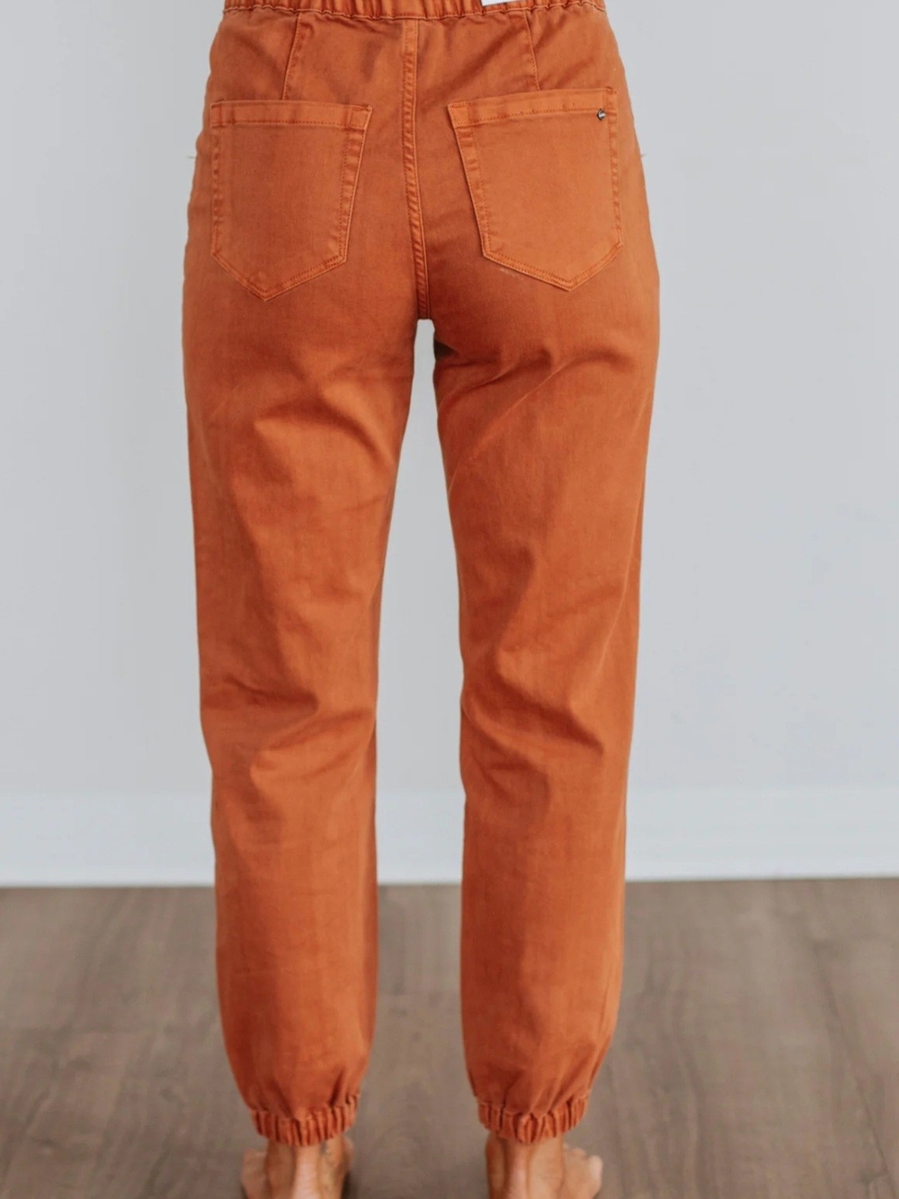 Mica Joggers- Burnt Orange- Size L - Picture 3 of 6